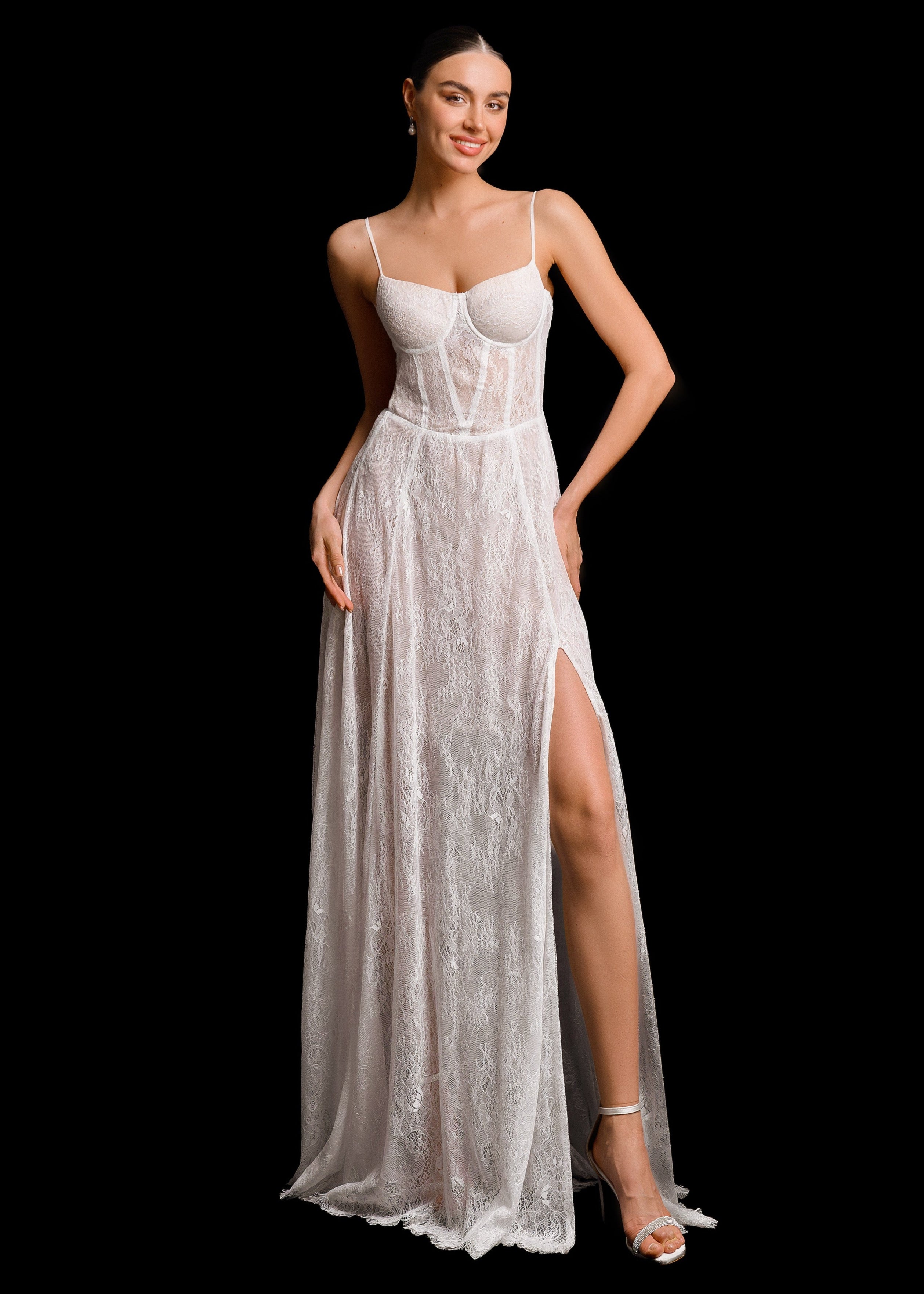 Violet long dress
