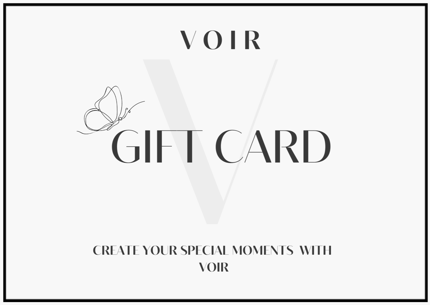 VOIR Gift card - voirbride