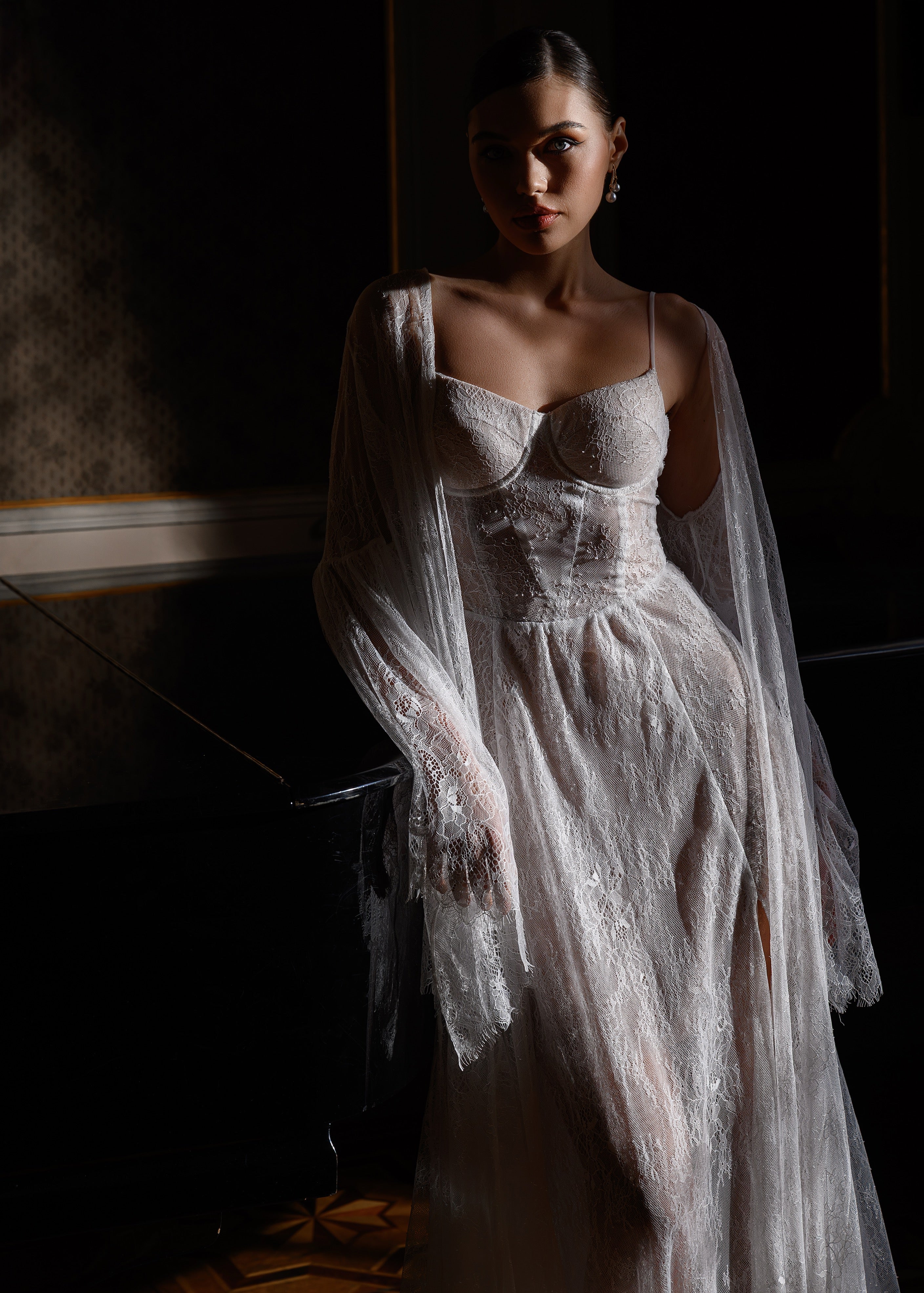 Lavina Bridal robe