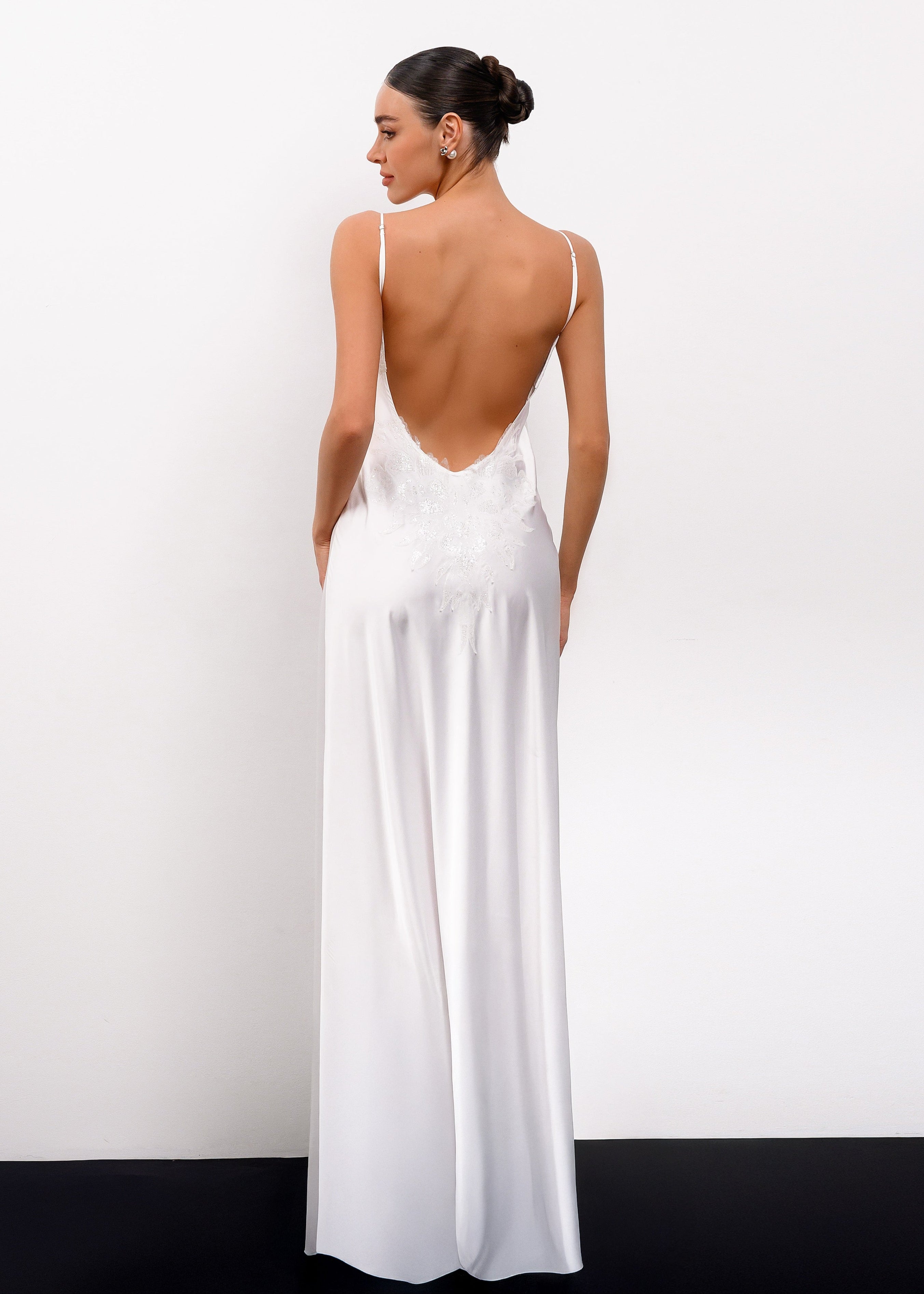Santa long Slip dress