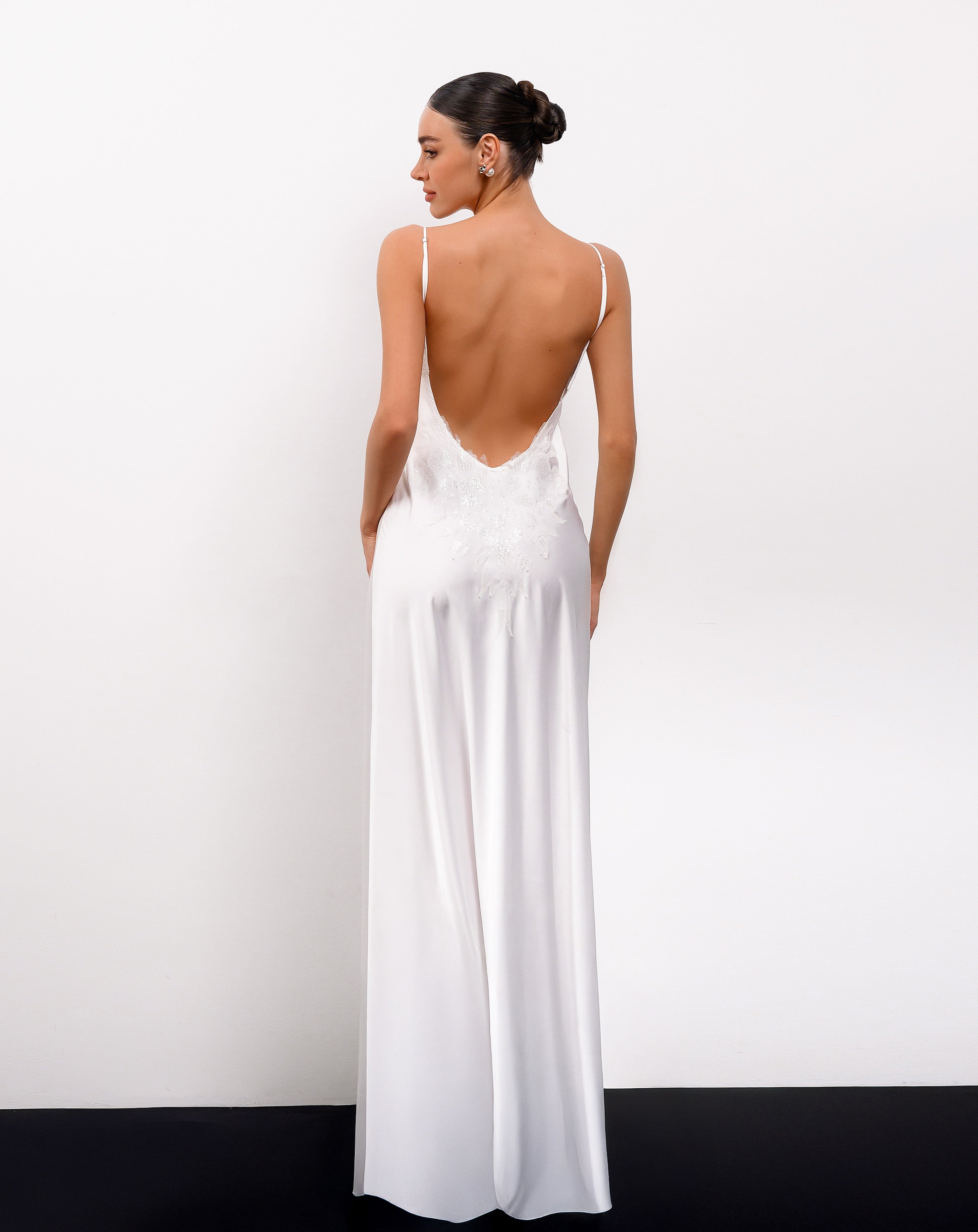 Santa long Slip dress