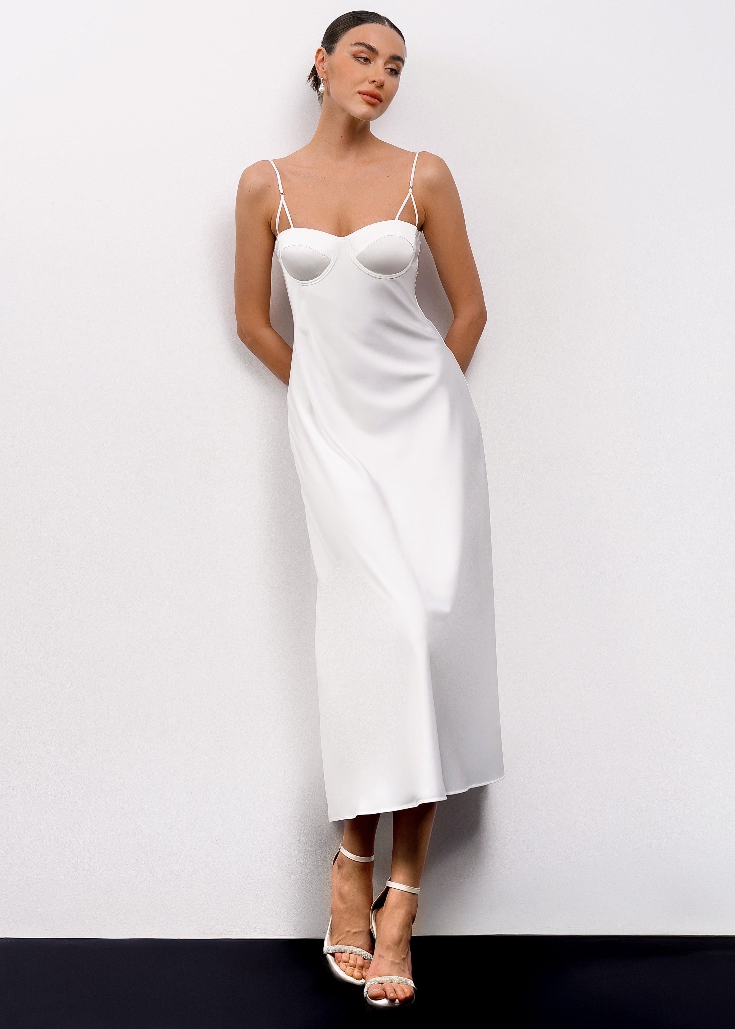Diana midi slip dress