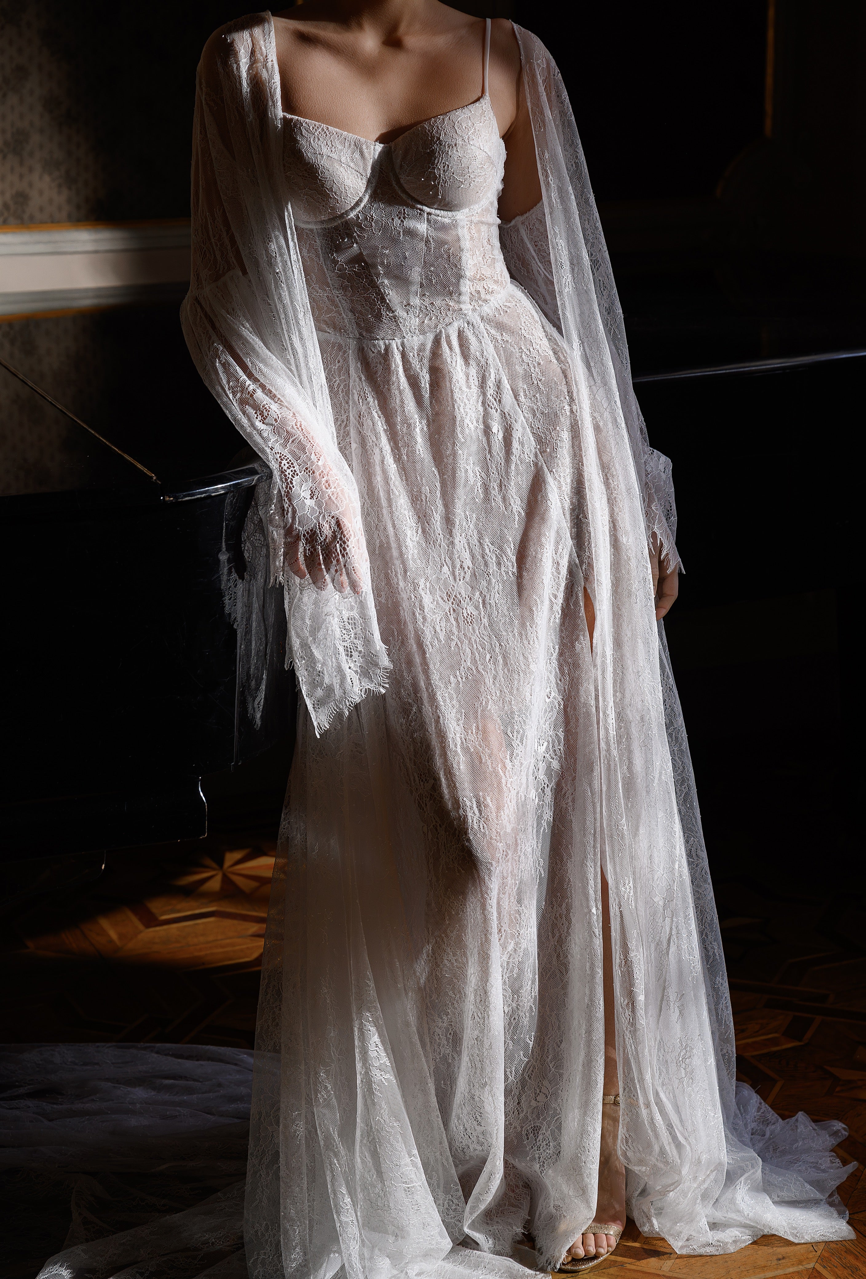 Lavina Bridal robe